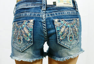 GRACE IN L.A. SHOW YOUR FEATHERS SHORTS - decadenceboutique - 2
