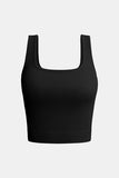 Square Neck Wide Strap Active Tank