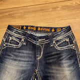 Rock revival Johanna Bermuda size 26