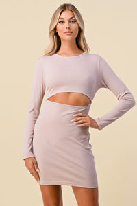 Meet You Under the MOON Dress in Light Mauve