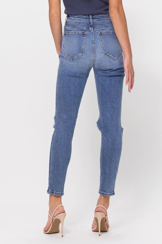 Cello Influence High Rise Mom Jean