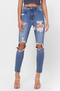 Cello Influence High Rise Mom Jean