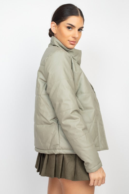 Sedona Sights Quilted Jacket Sage