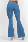 REACHING NEW HEIGHTS FLARED JEANS