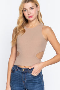 SPACE BETWEEN US TOP KHAKI