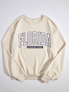 FLORIDA SUNSHINE STATE Dropped Shoulder Sweatshirt