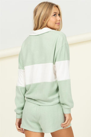 TIME OUT PULLOVER MINT