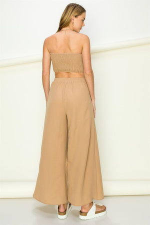 OUT OF OFFICE STRAPLESS TOP MOCHA