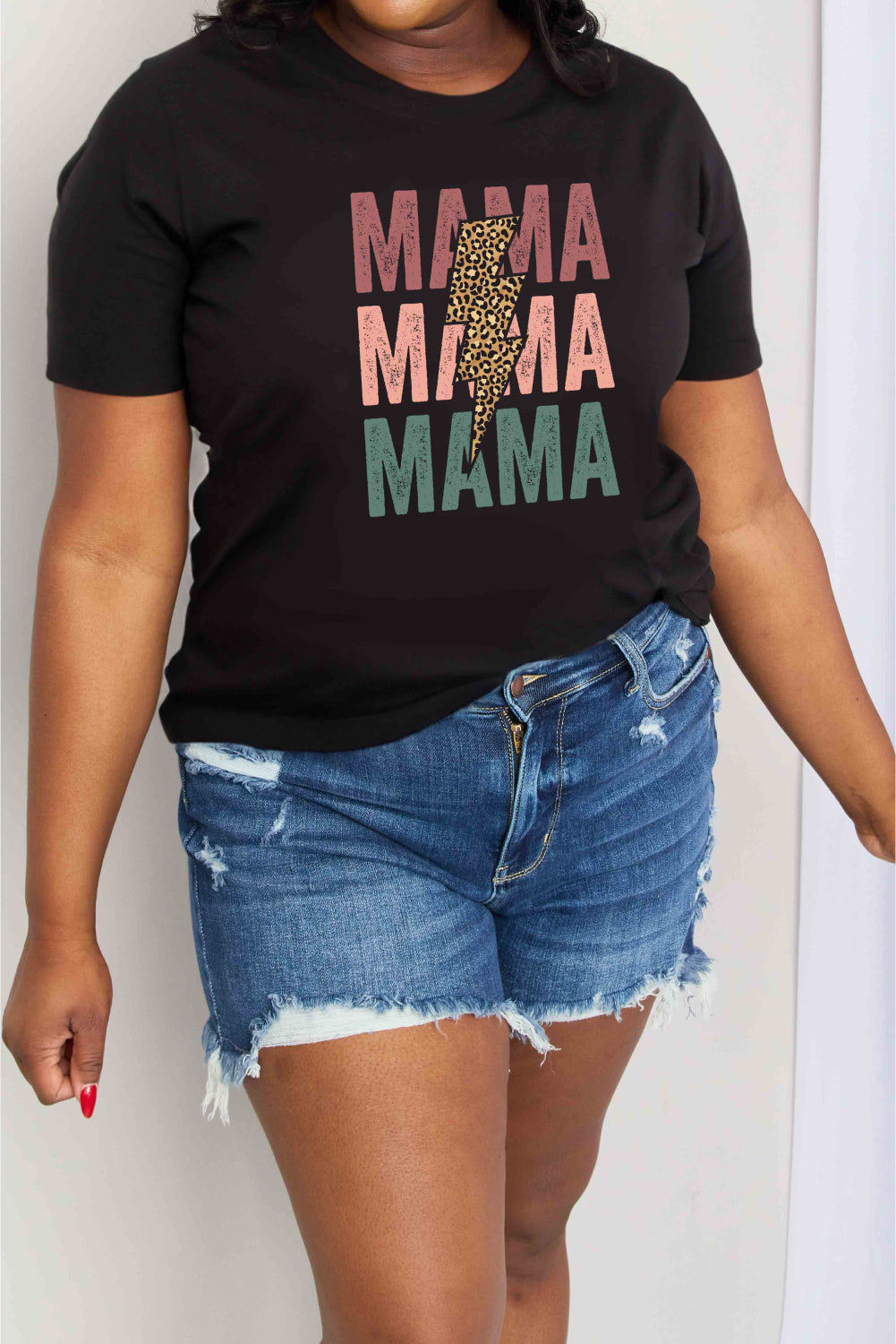Simply Love Simply Love Full Size MAMA Graphic Cotton T-Shirt
