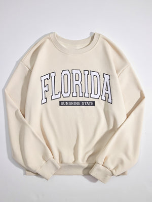 FLORIDA SUNSHINE STATE Dropped Shoulder Sweatshirt