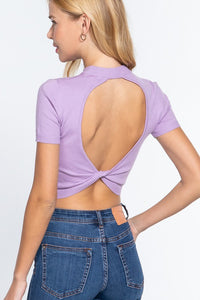 GOT YOUR BACK TOP LAVENDER