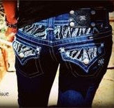 MISS ME ZEBRA PRINT BOOTCUT JEANS - decadenceboutique