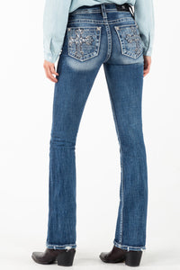 MISS ME SAINT MID-RISE SLIM BOOTCUT JEAN M3795B