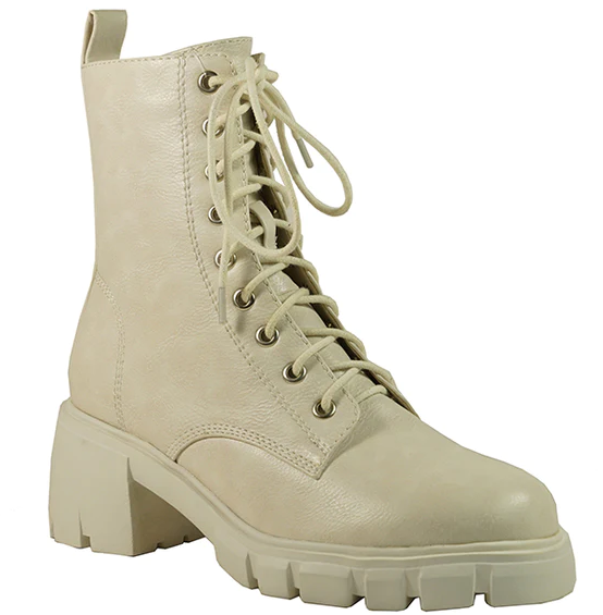 LET'S ROLL BOOTS IN CREAM