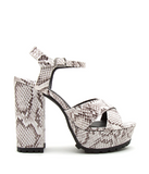 SNAKE EYES CHUNK HEEL