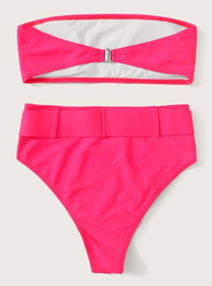 BARBIES BEACH PARTY HIGH WAIST 2PC BIKINI