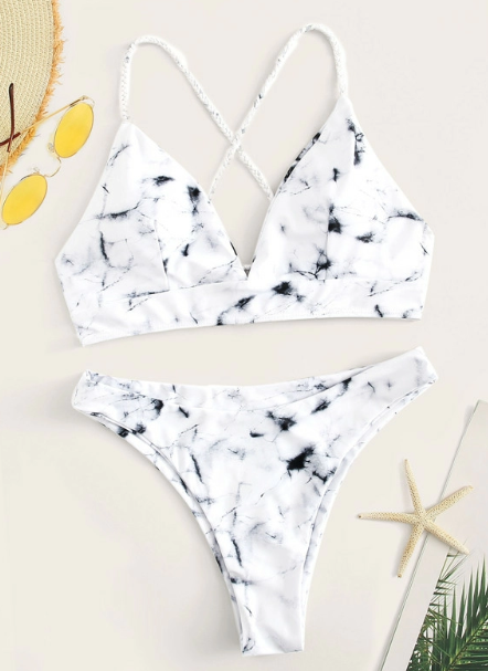MARBLED 2PC BIKINI