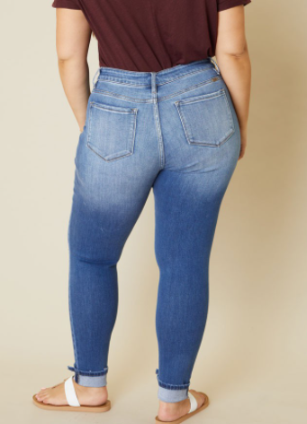 Kan Can Palisades Plus Size High Rise Skinny Jeans
