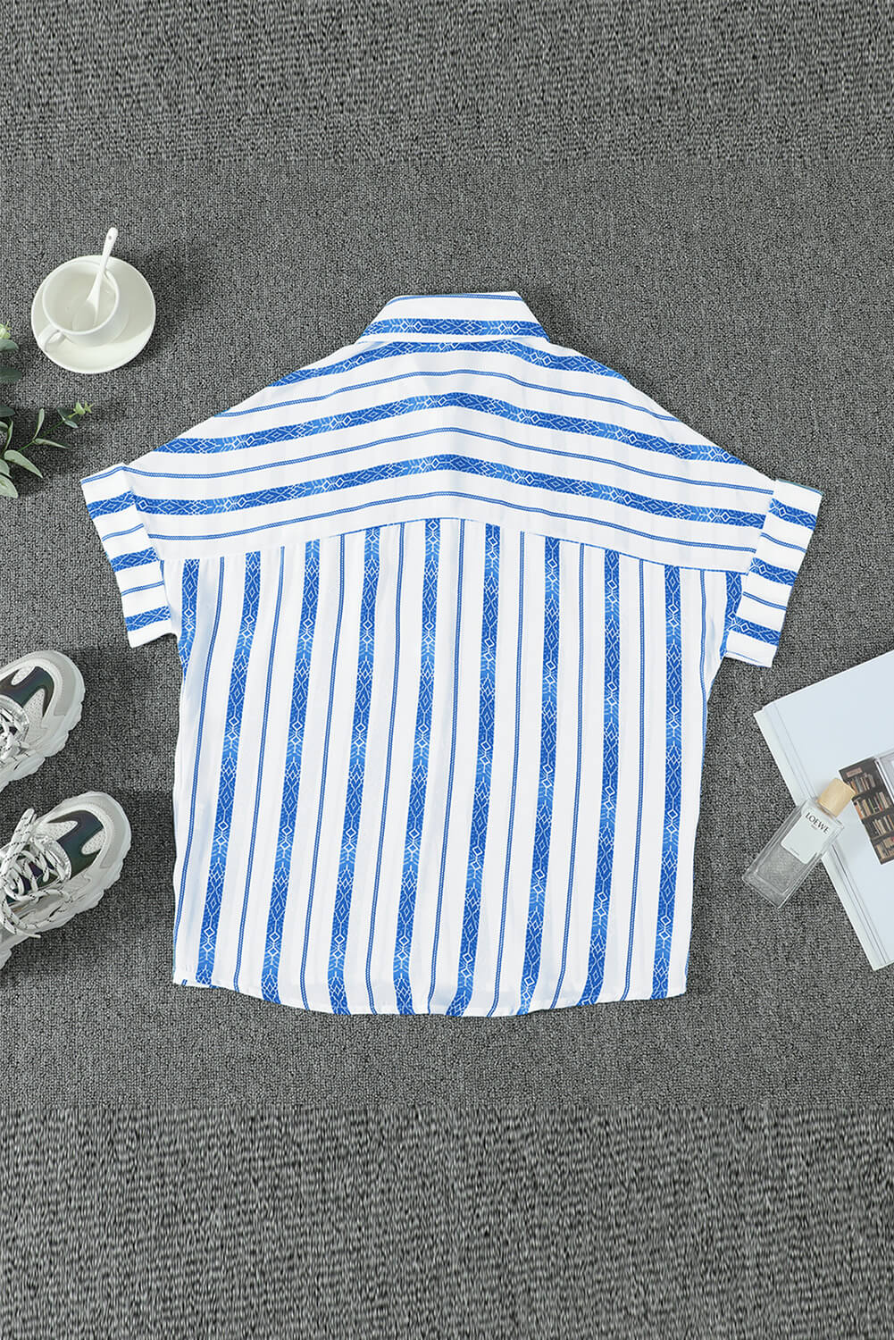 Striped Half Sleeve Shirt