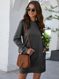 On the Go Long Sleeve Mini Dress with Pockets