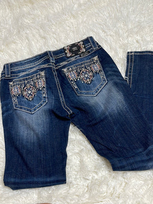 Miss me MidRise Skinny jeans My8272s sz 29