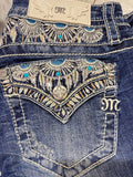MISS ME SUN DANCE MID-RISE SKINNY JEANS M3826S
