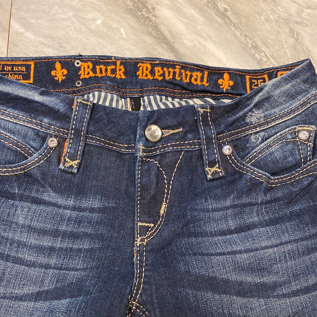 Rock revival Charlotte skinny size 26