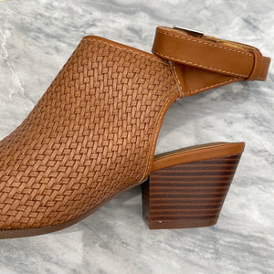 Mystique Woven Bootie In Brown