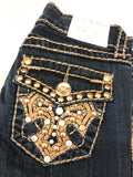 L.A. IDOL SHINING CROSS TAN BERMUDA SHORTS