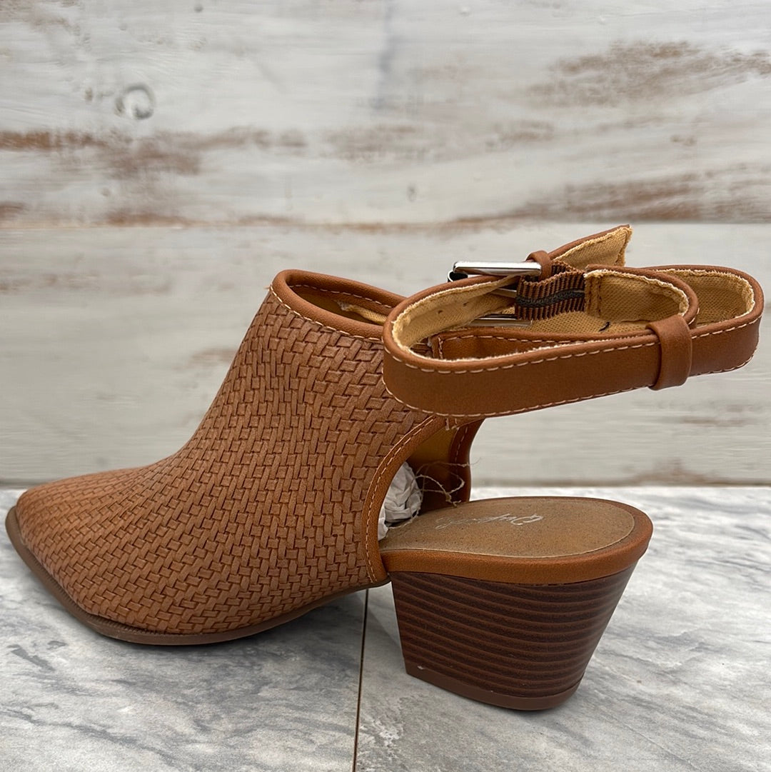 Mystique Woven Bootie In Brown