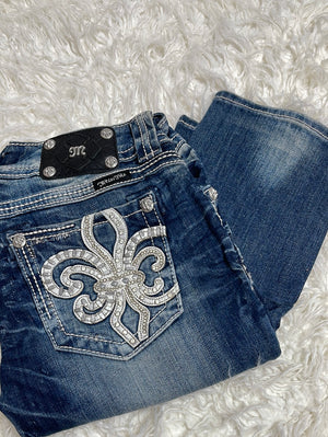 Miss Me Straight jeans Je6048t9l sz 28