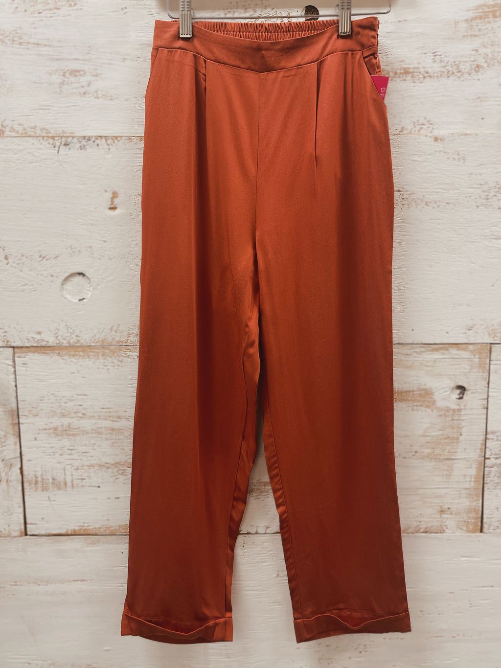 Fall into Place Pants in Rust
