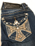 L.A. IDOL STAR CROSS BERMUDA SHORTS