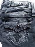 ROCK REVIVAL ENA S21 BLACK SKINNY JEANS - decadenceboutique - 1