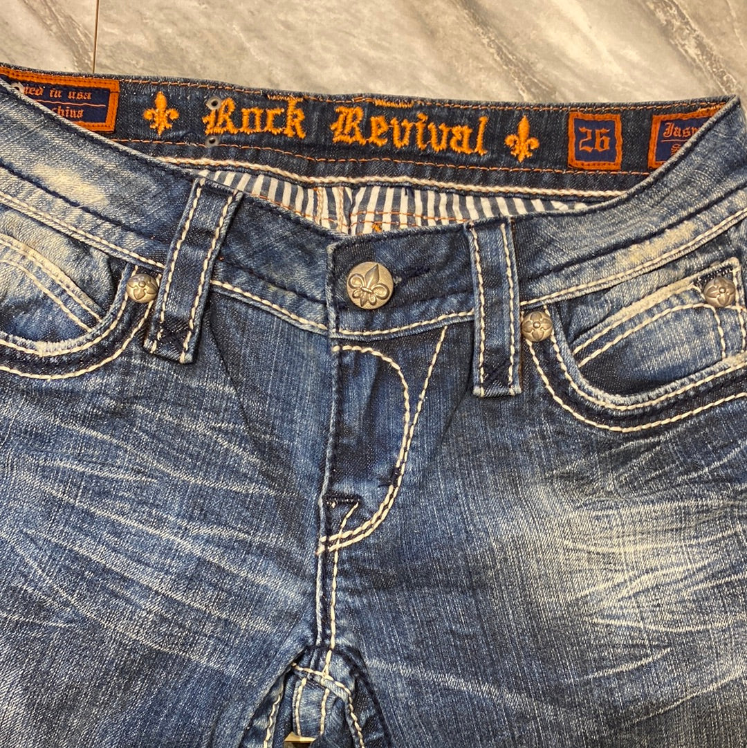 Rock revival Jasmine skinny size 26