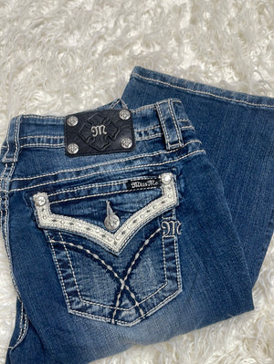 Miss Me Signature Boot jeans je6185b2 sz 30