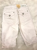 L.A. IDOL Classic White Bermuda Shorts