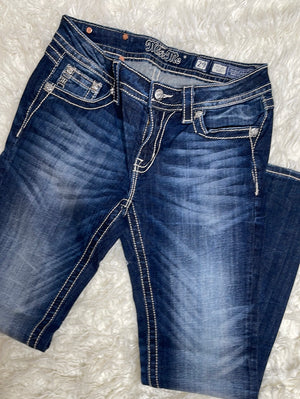 Miss me MidRise Skinny jeans My8272s sz 29