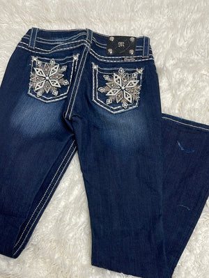 Miss Me Mid Rise Boot jeans mp7096b sz 28