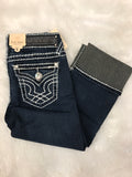 L.A. IDOL CLASSIC DARK WASH CAPRIS