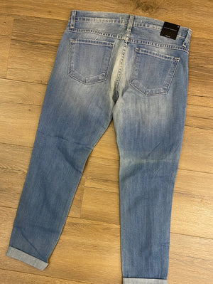 Flying Monkey Rise & Grind Distressed Relaxed Medium Wash Ankle Jeans