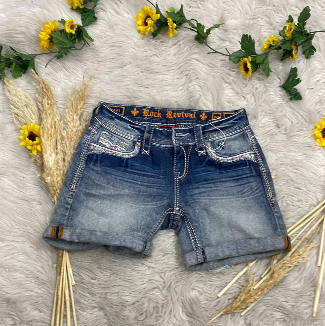 Rock revival Katell short easy shorts size 24