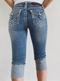 L.A. IDOL CLASSIC LIGHT WASH CAPRIS