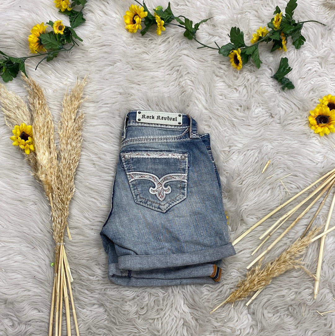 Rock revival Katell short easy shorts size 24