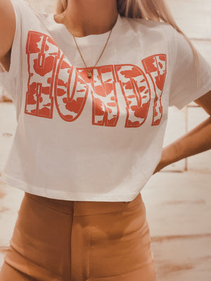 HOWDY COWGIRL CROP TEE